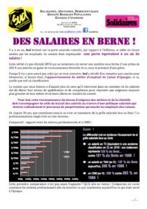 salaires en berne